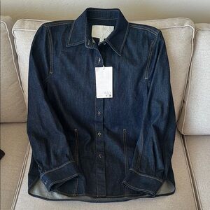 COS Oversized Denim Shirt Indigo Size EU36 US4
